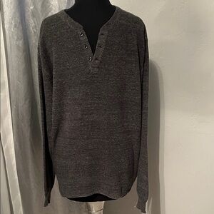 Ralph Lauren Men's Dark Gray V-Neck Sweater
